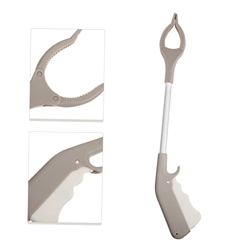 15.74In Folding Trash Clamp Grabber Tool Lightweight Durable Rubbish Picker with Non-Slip Friction Grip for Home Cleaning and High Shelf Reach