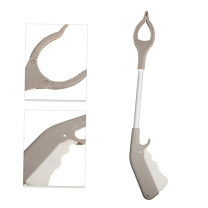 15.74In Folding Trash Clamp Grabber Tool Lightweight Durable Rubbish Picker with Non-Slip Friction Grip for Home Cleaning and High Shelf Reach