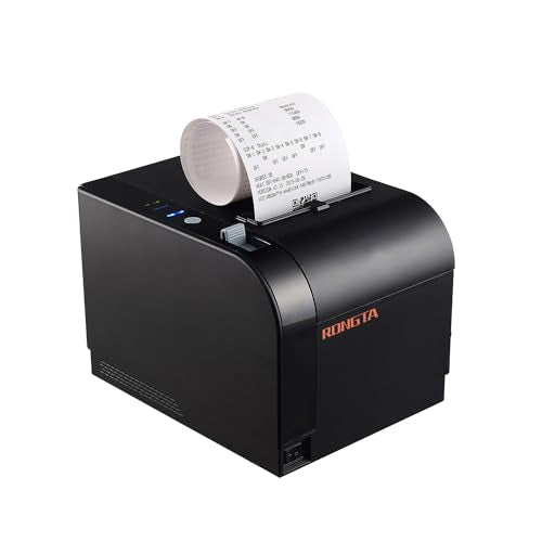 Rongta 80mm Thermal POS Receipt Printer Black - color: Black