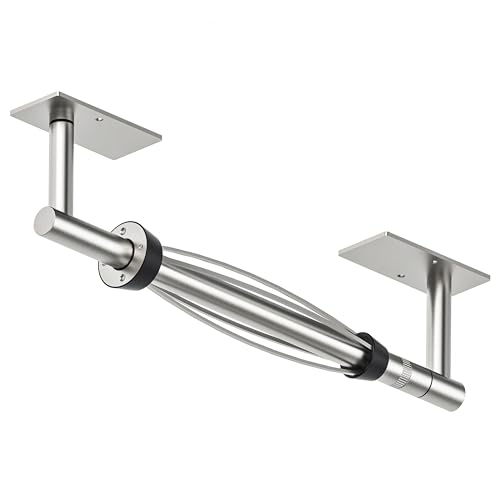 Paper Towel Holder Under Cabinet One Hand Operable, Silver - color: Sliver