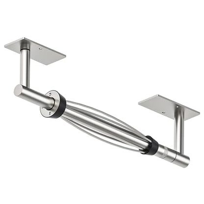 Paper Towel Holder Under Cabinet One Hand Operable, Silver - color: Sliver
