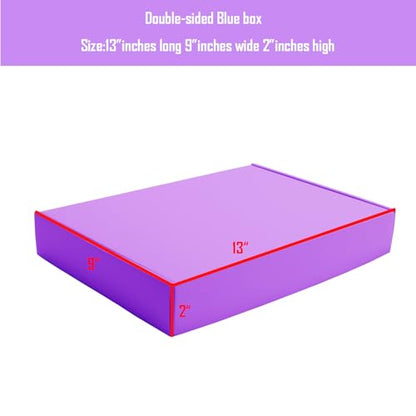 Purple Shipping Packaging Boxes Mailers E-Commerce Packing 20Pcs13×9×2 Inch - color: Purple