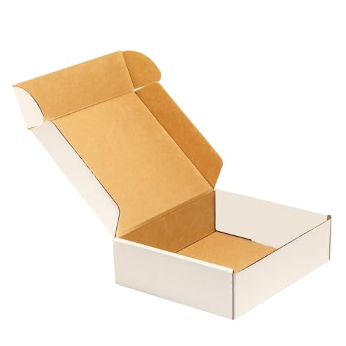 50 pack Small Shipping Box,7x6x2''Corrugated Mailer,YUNSY-BOX Cardboard Box - size: 7X6X2