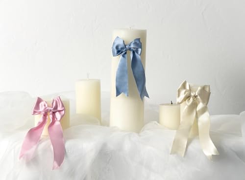 Keypan Pink Satin Ribbon Double-Faced Wired 1-1/2 Inch x 10 Yards - color: Pink, size: 1-1/2"