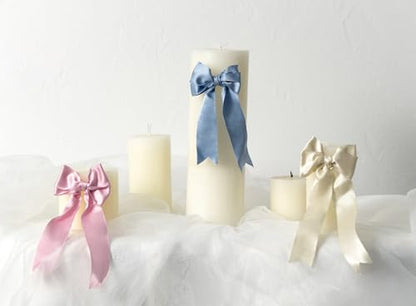 Keypan Pink Satin Ribbon Double-Faced Wired 1-1/2 Inch x 10 Yards - color: Pink, size: 1-1/2"