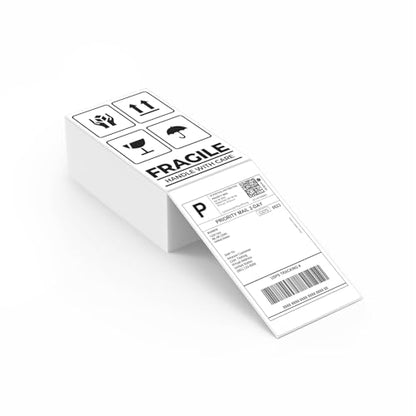 MUNBYN 3x5 Thermal Labels, 500 Sheets/1 Stcak, White - color: White, size: 3x5"