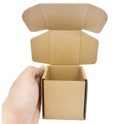 Small Cardboard Boxes 3x3x3 inches Double Wall Mini Mailing Box 20 Pack