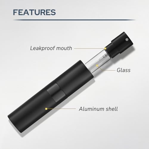 8ml Travel Perfume Bottle Refillable, Atomizer Sprayer for Cologne 3PCS - color: Orange, Yellow, Green