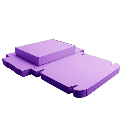Purple Shipping Packaging Boxes Mailers E-Commerce Packing 20Pcs13×9×2 Inch - color: Purple