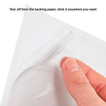 IMAGAME Clear Adhesive 4" x 6" Index Card Pockets, Labels Holders, 50 Pack - size: 4-5/8" x 6-5/16" for 4" x 6" Cards