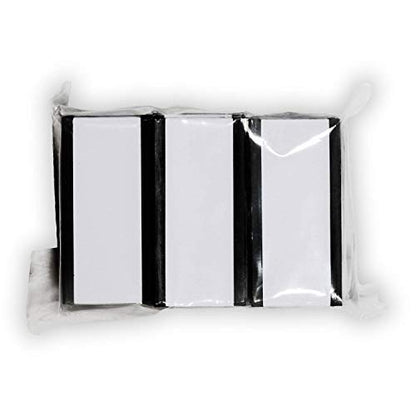 SmartSign Magnetic 'C' Channel Card Holders for Metal Racks and Shelves | 1" x 2" Pack of 25 - size: 1" x 2"