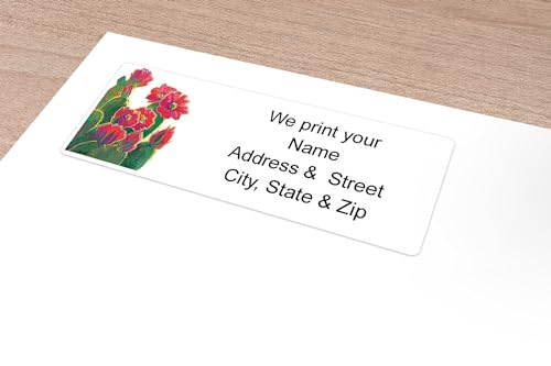 Stonehouse Collection Cactus Bloom Address Labels, Desert Address Labels, Western Southwest (Cactus Bloom) - style: Cactus Bloom