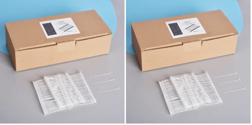 2 inch Standard Tagging Gun Fasteners GILLRAJ 5000pcs Clothing Tag Barbs Attachments for All Standard Price Tag Guns (Pack of 2) - color: Clear, size: 2 INCH (Pack of 2)