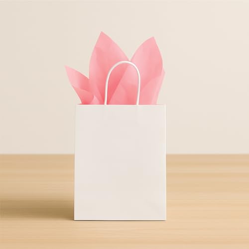 Beistle Pink Tissue Paper Sheets – 96 Pack, Bulk Square Craft Tissue, Gift Wrapping for Bags, Boxes, DIY Crafts, Packaging Filler for Retail Displays, Shipping, Parties & Decorative Use, 20” x 20”