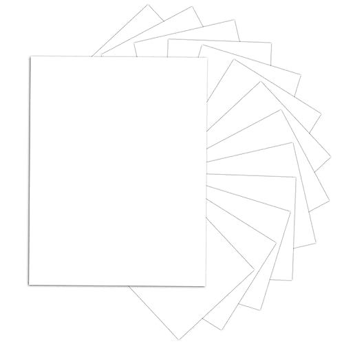 24 Sheets White Cardstock 8.5 x 11, Goefun 80lb Card Stock Printer Paper - color: white, size: 8.5x11