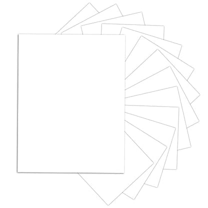 24 Sheets White Cardstock 8.5 x 11, Goefun 80lb Card Stock Printer Paper - color: white, size: 8.5x11