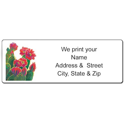 Stonehouse Collection Cactus Bloom Address Labels, Desert Address Labels, Western Southwest (Cactus Bloom) - style: Cactus Bloom