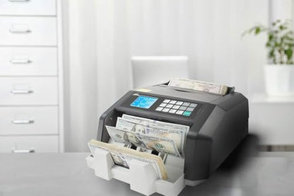 Royal Sovereign USD High Speed Money Counter, with Value Counting, Add and Batch Mode, UV/MG/IR Counterfeit Bill Detection for Small Business (RBC-ES250N)