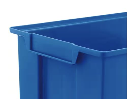 Blue Plastic Stackable Storage Bin Organizer (1-Pack) OF52604