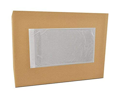 WOD ENV-C4555 Printing Pouch Envelope Clear Shipping/Packing Label Sleeves, 4.5 inch x 5.5 inch (Pack of 1000) Self Adhesive for Invoice Packing Slip - color: Clear, size: 4.5 in X 5.5 in. (Pack of 1000)