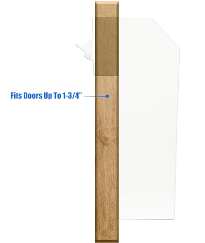 Locking Door Drop Box, Anti-Fishing Mail Slot with Rear Access - color: White, size: Medium