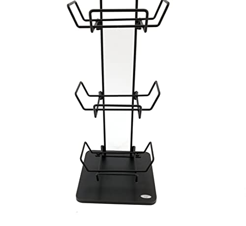 FixtureDisplays® Mini 3 Tier Wicker Basket Organizer Stand for Tabletop Display, 8.3 X 8.3 X 22.5" 119999-NPF