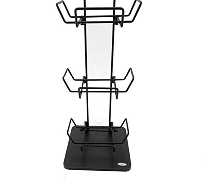 FixtureDisplays® Mini 3 Tier Wicker Basket Organizer Stand for Tabletop Display, 8.3 X 8.3 X 22.5" 119999-NPF