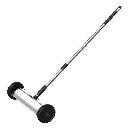 Master Magnetics Magnetic Sweeper with Wheels - Mini Push-Type with Release and Telescoping Handle - Powerful Magnetic Tool for Yard - Pick Up Nails and Other Metal Debris - Strong 35 lb Pull - 13” - style: 13"