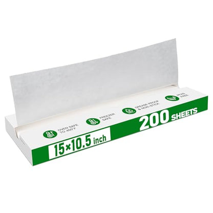 EcoDispose Precut POP UP Deli Paper Sheet, 200 Pack, 15" x 10.5", White - color: White, size: 15“x10.5”