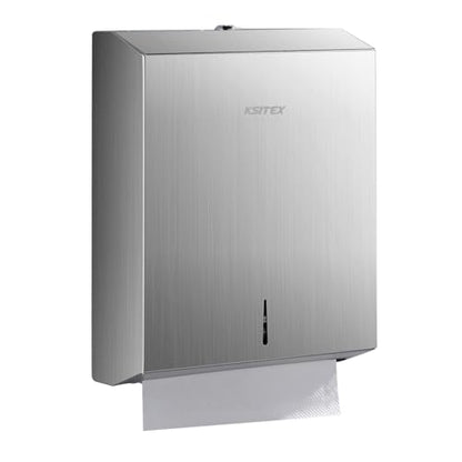 Paper Towel Holder Dispenser Wall Mount,SUS304 Stainless Steel - color: Silver-5821s1