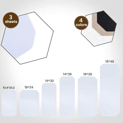 Poofzy Wire Shelf Liner 14" x 24", Set of 3 Clear - color: Clear, size: 14"x24" 3pcs