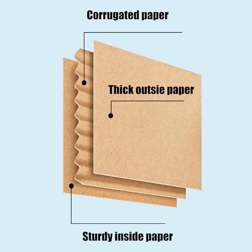 6 Pack 6x6x3 Shipping Boxes Brown Corrugated Cardboard Mailers - size: 6x6x3in