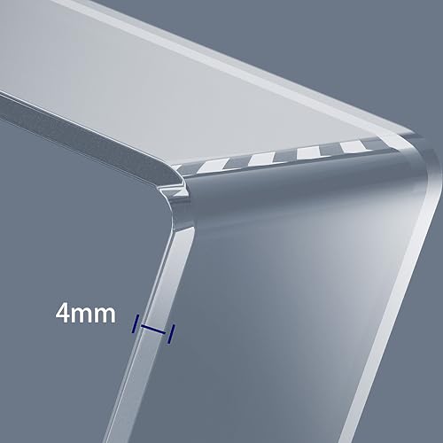 6 Pack Clear Acrylic Display Risers, Tiered Stands for Collectibles, Figures, Perfume, Retail Countertops and Shelves - color: Clear, size: 6PCS