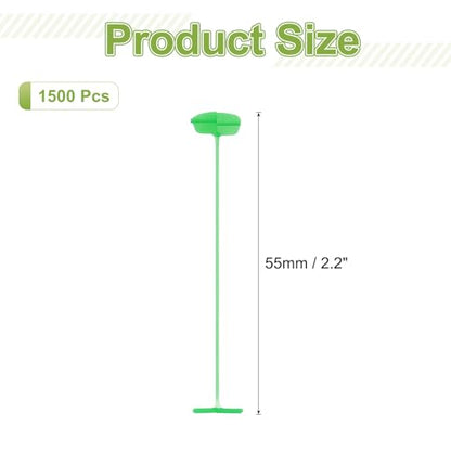 MECCANIXITY 1500 Pcs Standard Tagging Barb Fasteners, 2.2 Inch Light Green Tagging Gun Fasteners Tagging Gun Refill Plastic Garment for Clothing Fine Stitch Price Refills Tag Label
