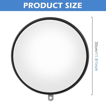 12" Acrylic Convex Security Mirror, Wide Angle Indoor Outdoor