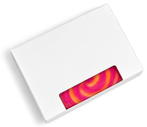 White Rectangle Boxes Homemade Soap Packaging, Top Window - Case of 1,000 - color: White, size: Case of 1,000