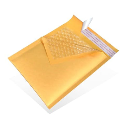 Supply Air 6x10 Kraft Bubble Mailers – Padded Envelopes for Shipping, Mailing & Packaging (Multiple Pack Sizes) (125 Mailers)