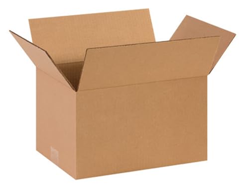 Secure Seal 13x9x7" Corrugated Cardboard Packing Shipping Mailing Moving Carton Boxes - 100 Pack - size: 100 Pack