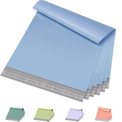 Metronic Large Poly Mailers 19x24 50PC Thick Shipping Bags, Light Blue - color: Light Blue, size: 19x24 50PC