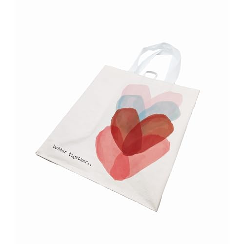 Earthwise Reusable Grocery Bags – Valentine’s Day Gift Totes, Foldable & Water‑Resistant Shopping Bags, Durable Multi‑Use Eco Bags (6 Pack)