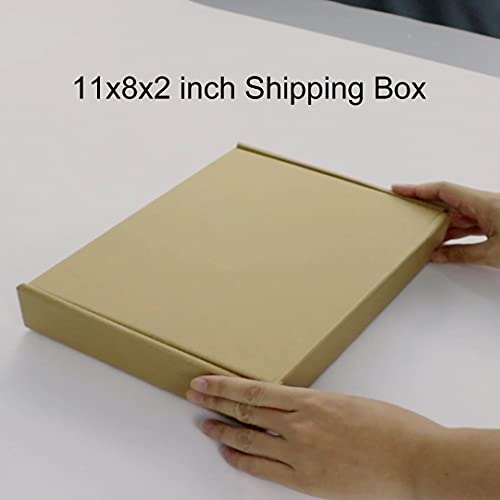 PHAREGE 25 Pack 11x8x2 inch Cardboard Shipping Boxes, Brown Mailing Box - color: Brown, size: 11x8x2 inch 25 Pack