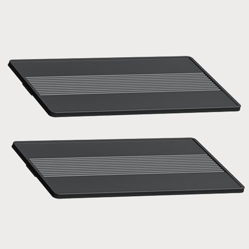 50 Gallon Storage Bin Lid (2-Pack) - Accessory/Replacement Part-X2, Bin Not Included, Black