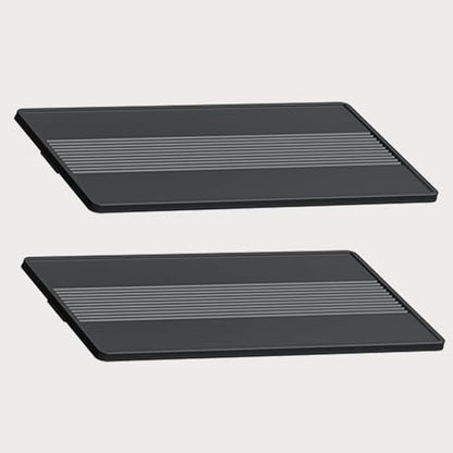 50 Gallon Storage Bin Lid (2-Pack) - Accessory/Replacement Part-X2, Bin Not Included, Black