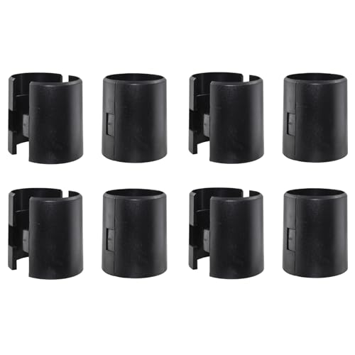 Hordion 12Pcs Wire Shelf Clips, Plastic Shelf Lock Clips for 1-1/2 in Post - size: 1-1/2 inch+12pcs