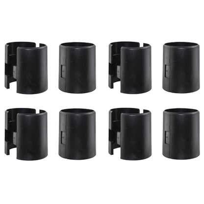 Hordion 12Pcs Wire Shelf Clips, Plastic Shelf Lock Clips for 1-1/2 in Post - size: 1-1/2 inch+12pcs