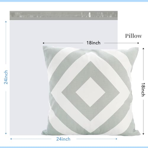 Metronic Poly Mailers 24x24 100 Pack, Extra Large Self Seal Shipping Bags - color: White, size: 24x24 100PC