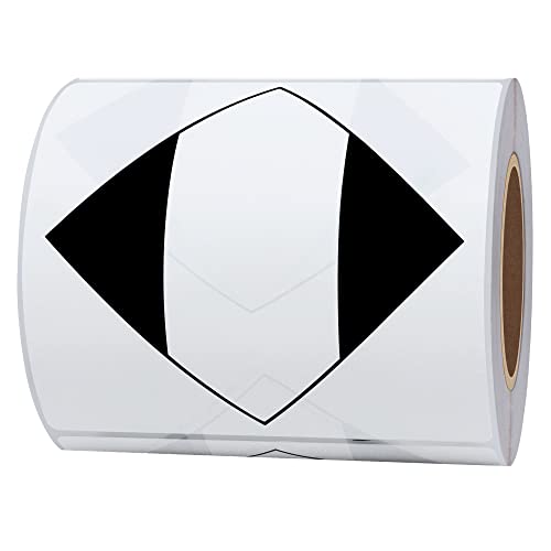 Shipping Labels Transport Stickers Limited Quantity of Dangerous Goods Black Diamond Label, 4"x4", 100 Per Roll - size: 4x4 inch