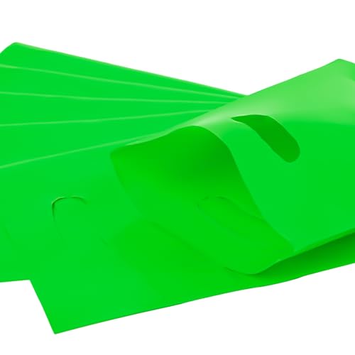 Green 100 PCS Small Gift Bags, 6"x8" Goodie Party Favor Bags with Handle, Treat Retail Pouches for Kids Birthday, Christmas, Small Business - color: Green-100PCS