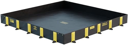 Justrite Rigid-Lock QuickBerm®, 10' x 10' x 12" - size: 10' x 10'