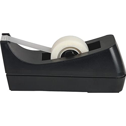 Desktop Tape Dispenser - Non-Skid Base - Weighted Tape Roll Dispenser - Perfect for Office Home School (Tape not Included) 2 Pack - size: 1 In (Pack of 2)
